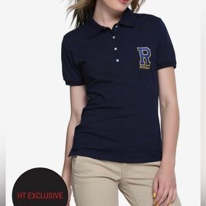 Riverdale Logo Girls Polo Shirt Hot Topic Exclusive S
